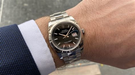 rolex 36mm on 6.5 inch wrist|rolex datejust 36 mm.